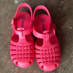 Cat & Jack Pink Jelly Sandals for Summer Fun